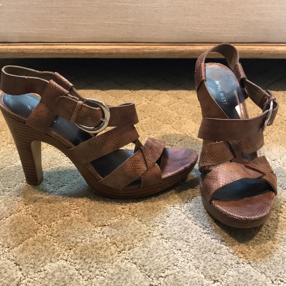 Strappy heels